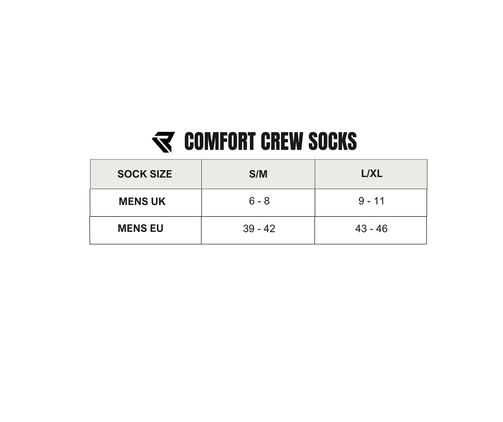 Comfort Crew Socks