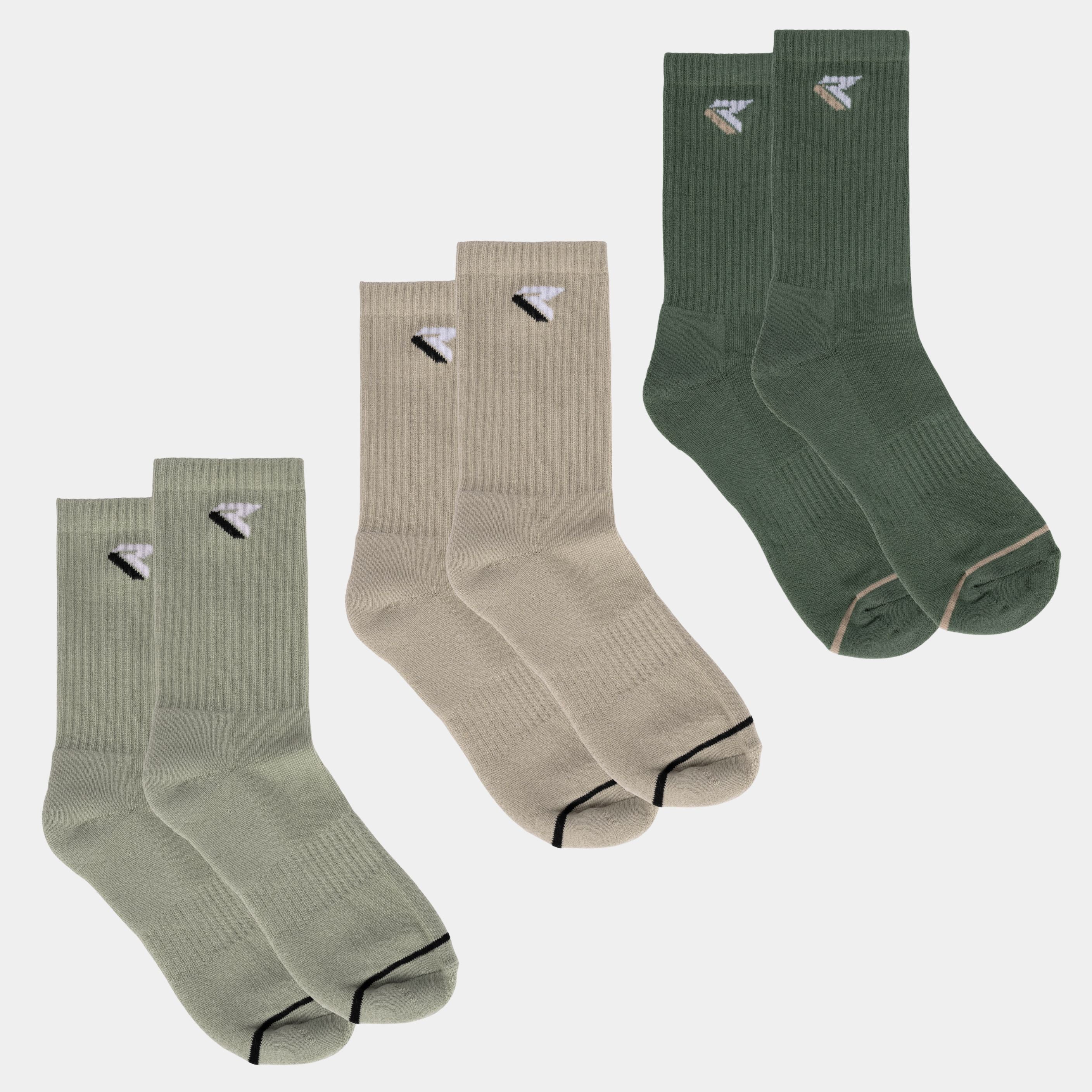 Comfort Crew Socks 3 Pack